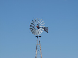A Windmill that pumped water on ranches and pastures long before wind turbines began generating electricity in Texas. This thing is a landmark.