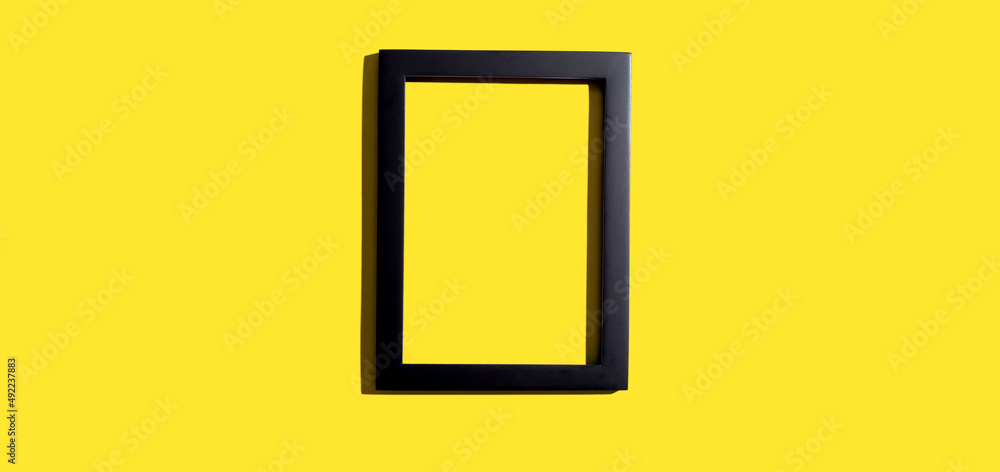Poster blank rectangle picture frames with copy space