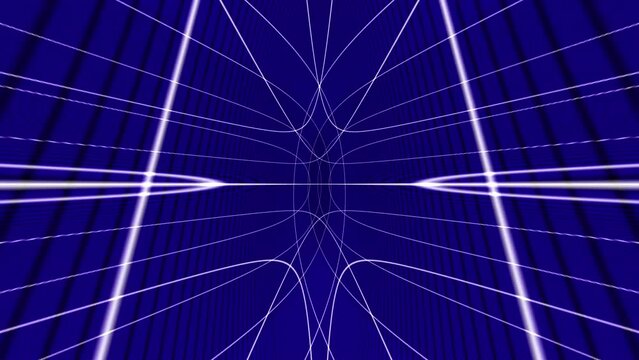 Abstract Cyberspace Animation Background, Loop
