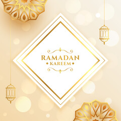 Obraz na płótnie Canvas decorative ramadan kareem islamic eid greeting background