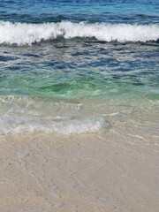 waves on the beach