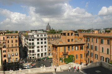 Naklejka premium Rome, Italy, Cityscape as seen from Above