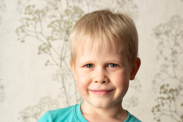 Fototapeta premium Smiling blond boy