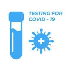 Corona virus covid19 tube test medical laboratory