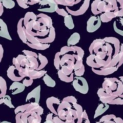 seamless pattern with flowers