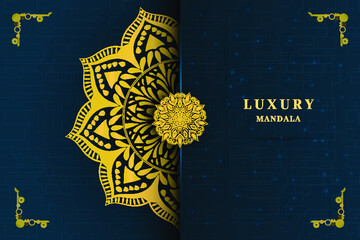 stylish luxury ornamental Islamic mandala background design, floral,  Arabic, royal, decorative,