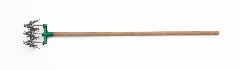 garden tools (cultivator), soil baking powder	