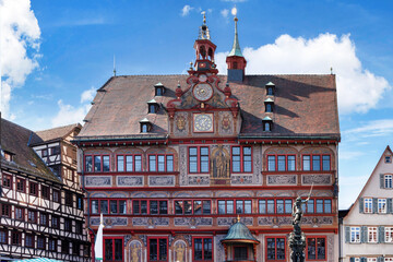 Old Town Hall in Tübingen, Black Forest, Germany