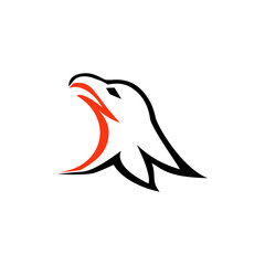 Letter N Eagle Logo or eagle logos