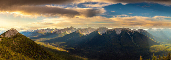 Bow Valley in Banff national park