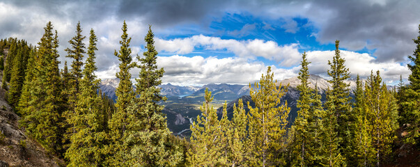 Bow Valley in Banff national park