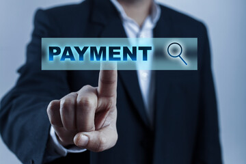 payment keyword search concept