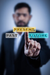 present, past, future time concept