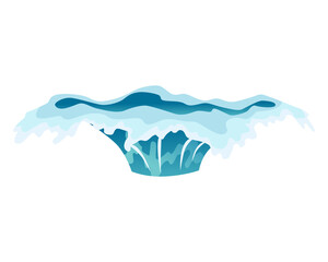 Water splash animation. Dripping water special effect. Fx sheet. Clear water drop burst for flash animation in games and video. Cartoon frame