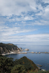 Obraz premium view of the coast of the sea