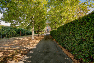 Viale di villa del settecento
