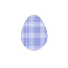 Colored Easter egg isolated on white background.