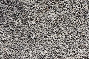 A close view  of the gravel path texture surface.