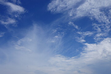 Ciel bleu d'été