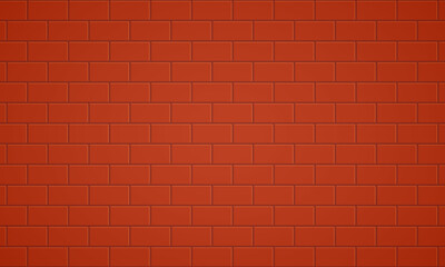 Red and Brown Brick Wall Texture Background. Building Concrete Masonry Pattern. Red Brickwork Vintage Template. Stone Material Construction Backdrop. Abstract Wallpaper Design. Vector Illustration
