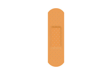 Medical band plaster or first aid medical adhesive bandage or medical patch plaster concept. 3d rendering.