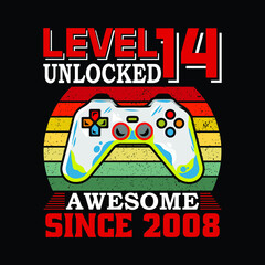level 14 unlocked awesome since 2008