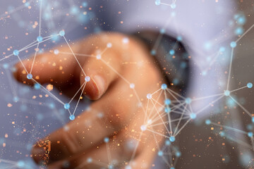  people network structure HR - Human resources management and recruitment