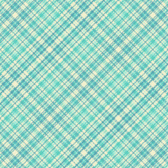 Seamless tartan plaid pattern with texture and pastel color.