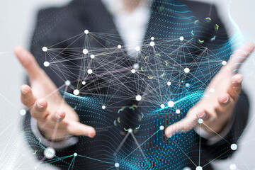 Futuristic wave, Futuristic data stream