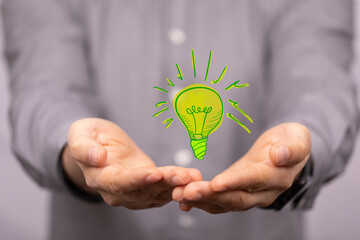 creative bulb sign, corporate social responsibility