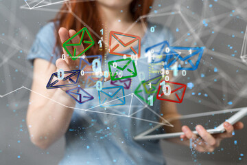 mail communication support contact concept service