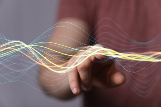 Communication technology for internet business. Global world network