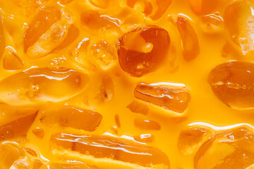 ced tea and ice textures,Milk ice tea,Cheddar is a traditional Thai drink that has long been popular. - obrazy, fototapety, plakaty