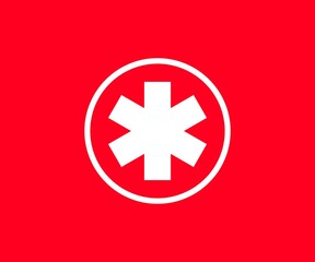 Medical icon logo design vector template. Medical sign symbol