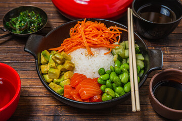 Asian style- restaurant background.