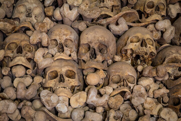 calaveras  esqueletos catacumbas