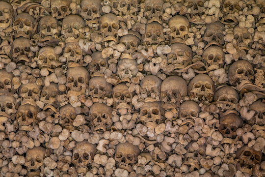 calaveras  esqueletos catacumbas