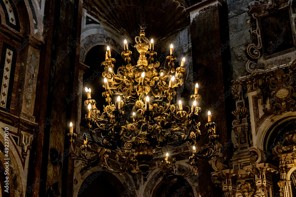 Canvas Prints interior of church