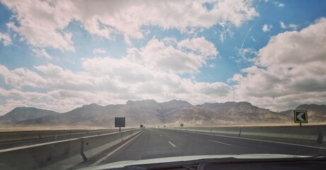 Fototapeta na wymiar highway in the mountains