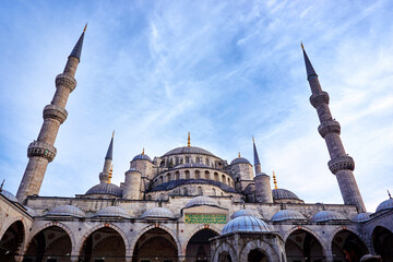 Fototapeta na wymiar Blue Mosque in Istanbul, Turkey. 