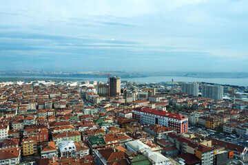 Panoramic view of the city of Istanbul, Turkey.
