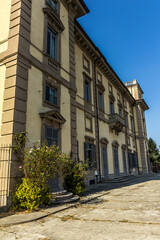 The old building of villa pusterla in limbiate
