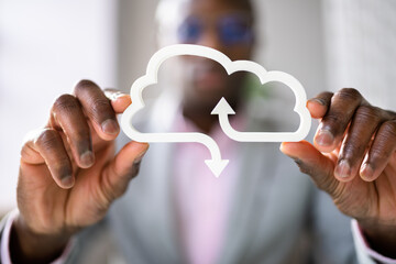 Cloud Data Business Technology Concept