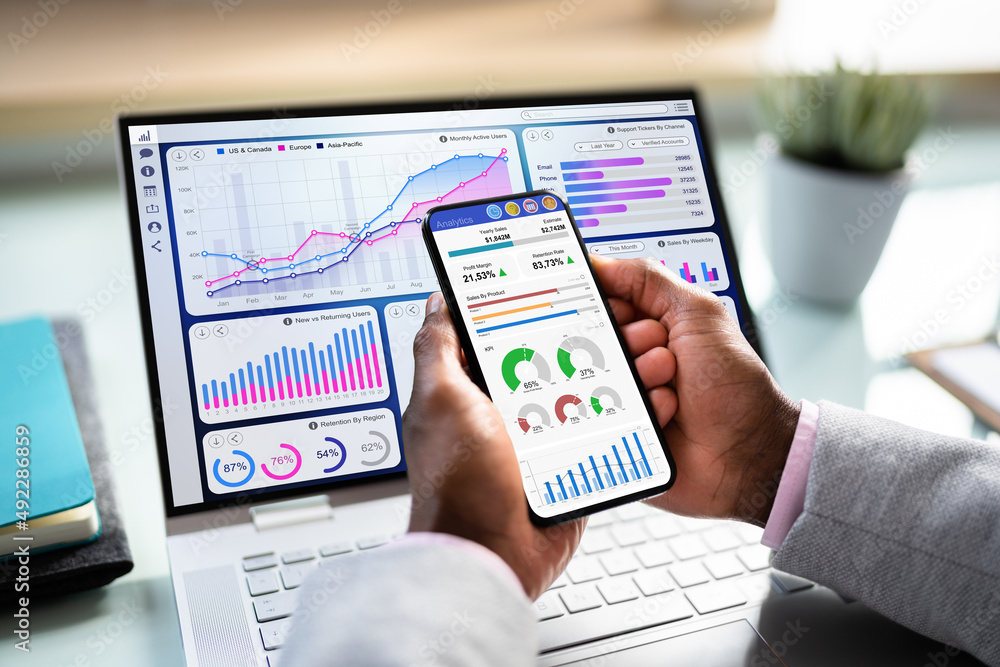 Poster african advisor using kpi dashboard