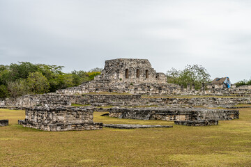 Mayapan Archaeological Site, Yucatan, Mexico