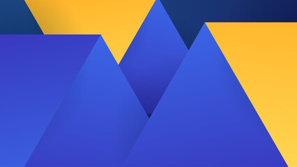 Blue background with orange and yellow color composition in abstract. Abstract backgrounds with a combination of lines and circle dots can be used for your ad banners, sale banner template, and more