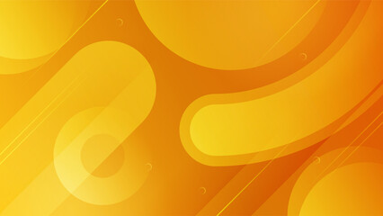Orange and yellow background color composition in abstract. Abstract backgrounds with a combination of lines and circle dots can be used for your ad banners, sale banner template, presentation