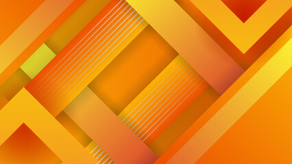 Orange and yellow background color composition in abstract. Abstract backgrounds with a combination of lines and circle dots can be used for your ad banners, sale banner template, presentation