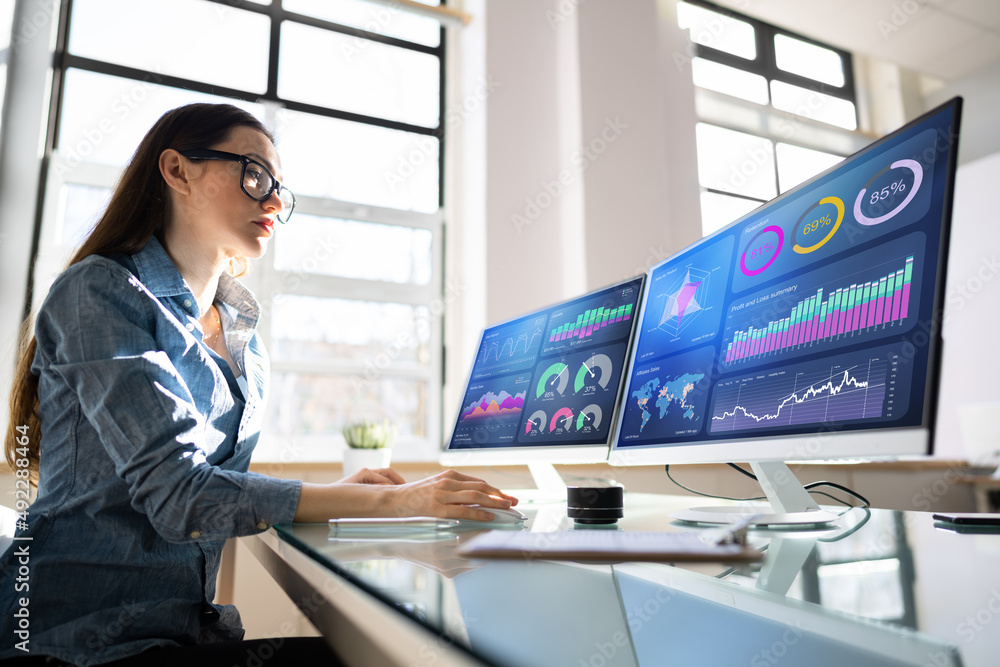 Poster KPI Business Analytics Data Dashboard