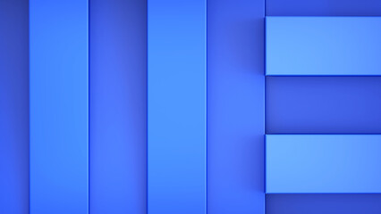 Obraz premium concept design rectangular frames 3d illustration renderings